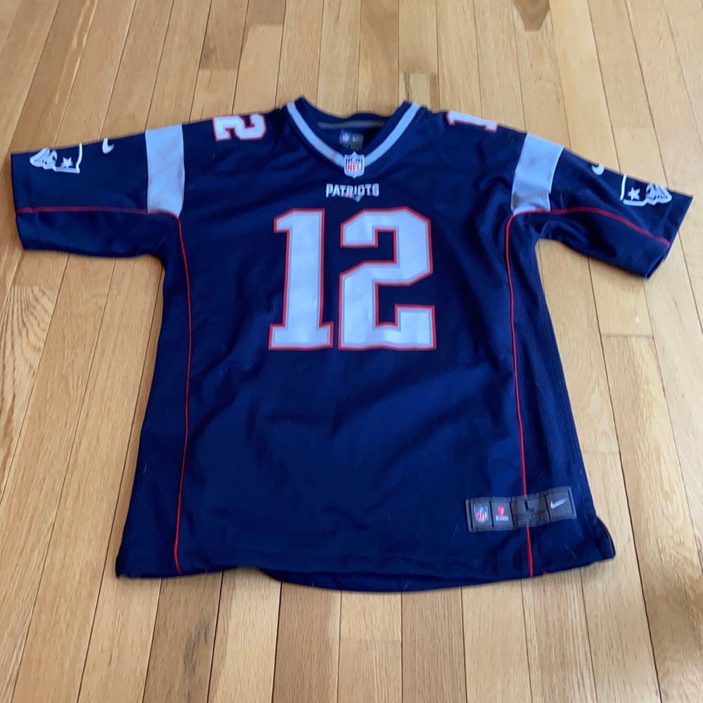 NFL Brady Patriots Jersey L